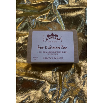 Roseand geranium soap